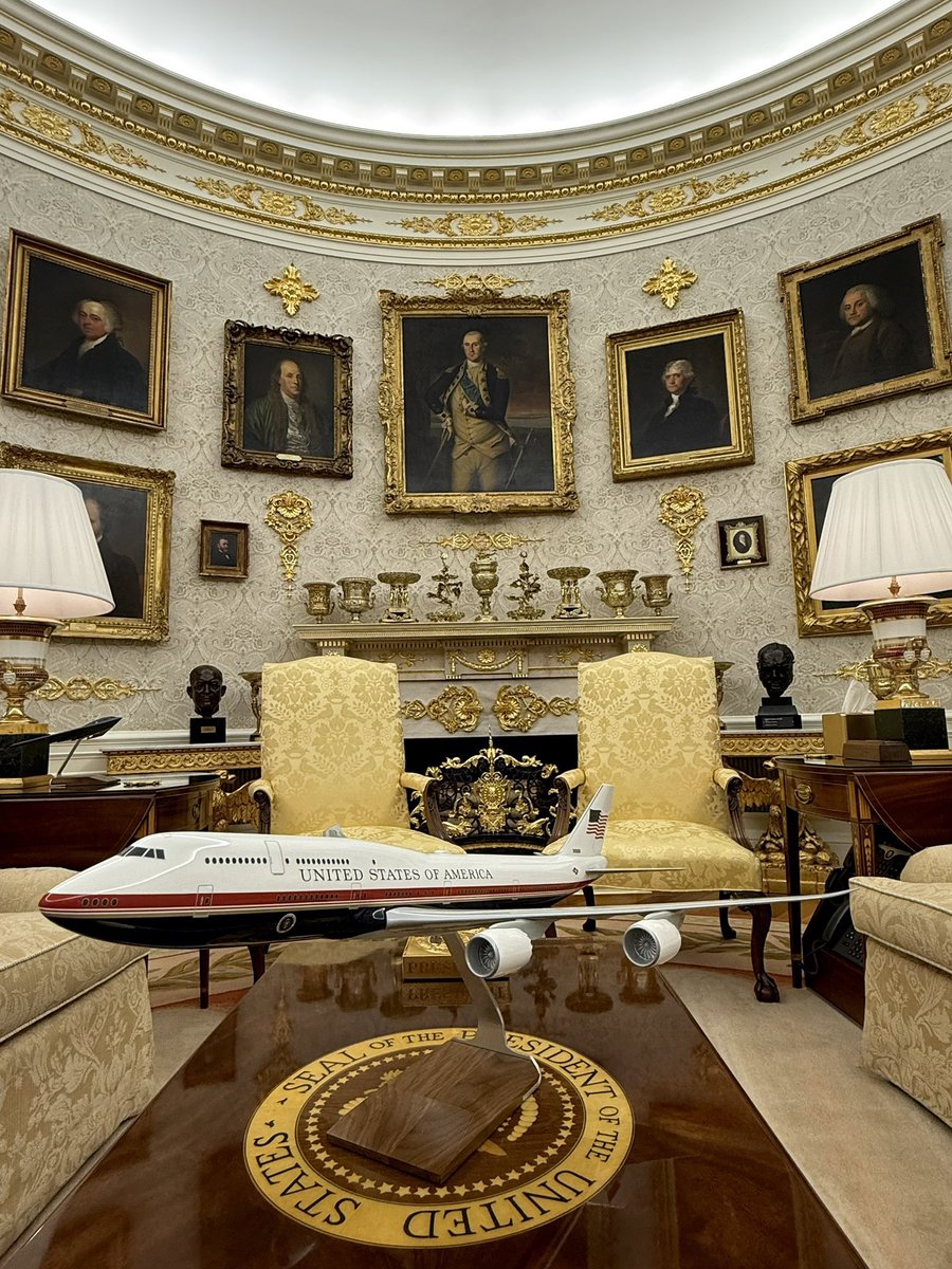 In ONE word, describe Trump’s new interior design style for the White House.
