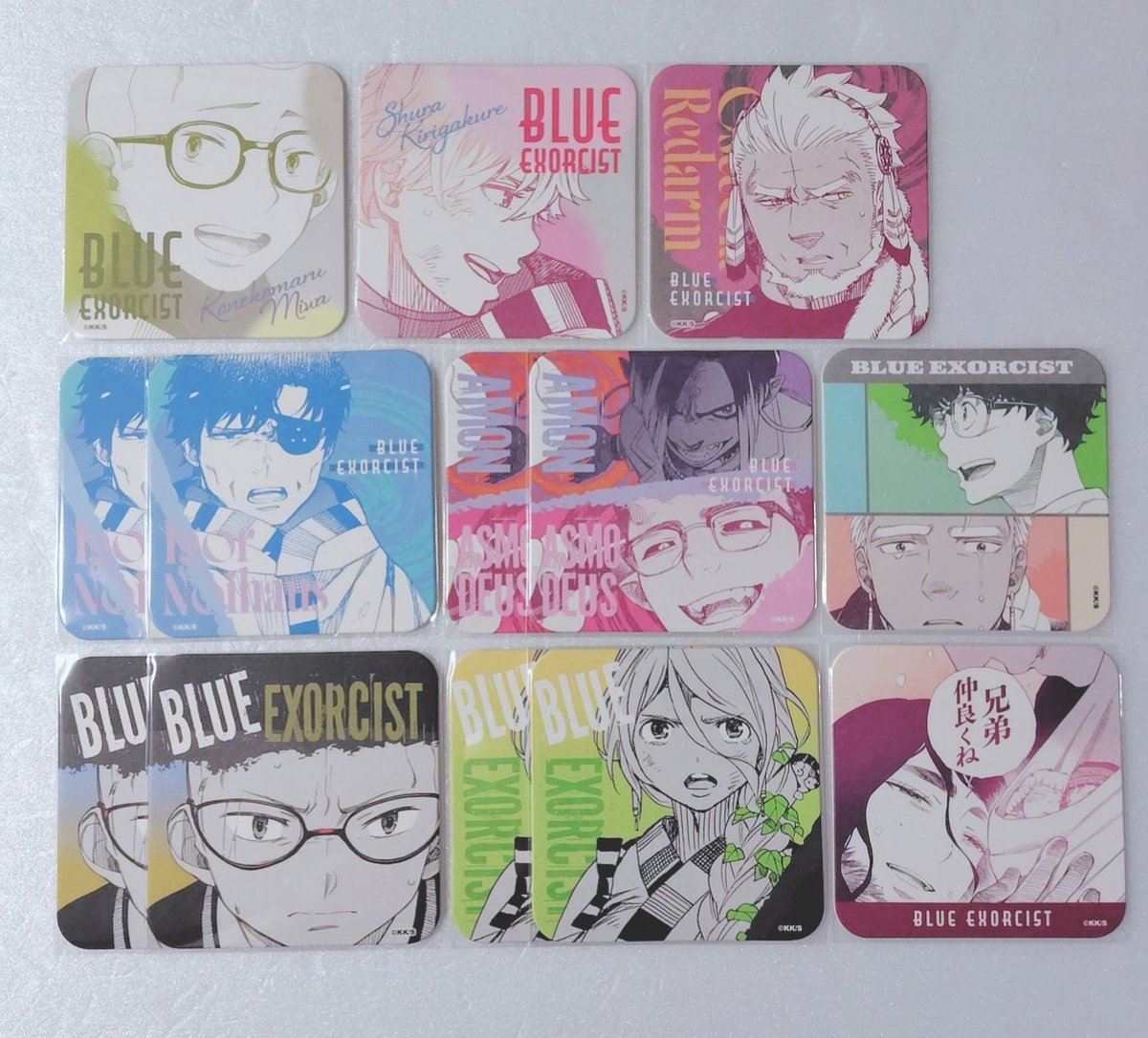 【 交換 】 青の祓魔師展 青エク展
アートコースター アトコ

譲： 画像参照
求： メフィスト アマイモン
　　 エギュン&amp;イブリース

✧2枚〜の交換のみ
✧画像1はメフィストとの交換
✧画像2.3はメフィスト.アマイモンとの交換

お気軽にお声かけください🍭