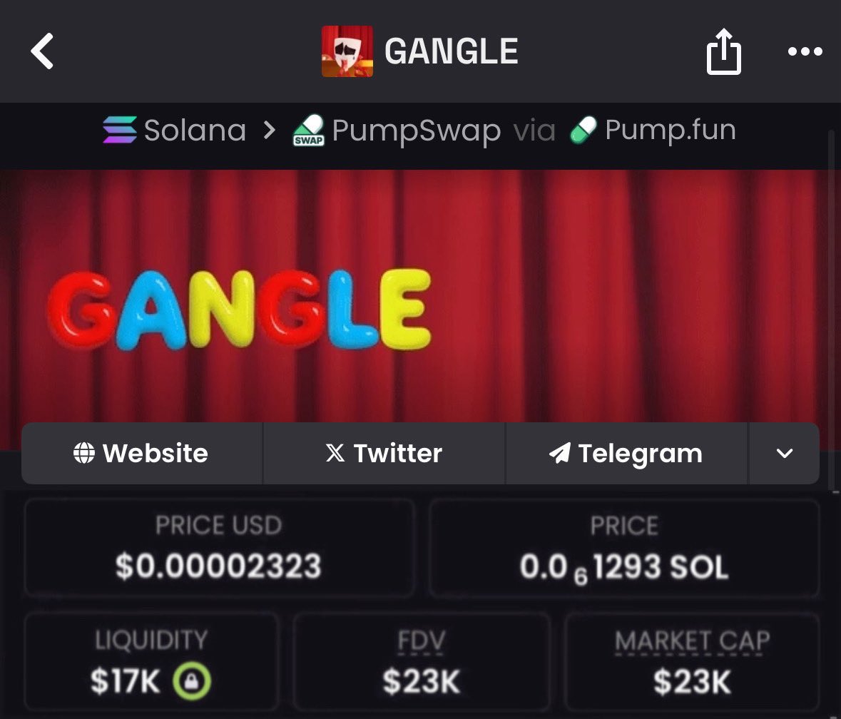 crypto_dave5's tweet photo. ⚡ $GANGLE Lightning Move ⚡
$23K MC→ $177K 💥
📥 DM for instant gains
2JPojDAvauFBQGM9DmxrDU6x4E5K4Lt2kwJGk4poGp9n
#LightningAlpha #SolanaSpeed #CryptoSnipers #GemAlerts #Crypto #memecoin #Solana #Blockchain #Binance #Pump #Ethereum https://t.co/QKJR9cAPJV