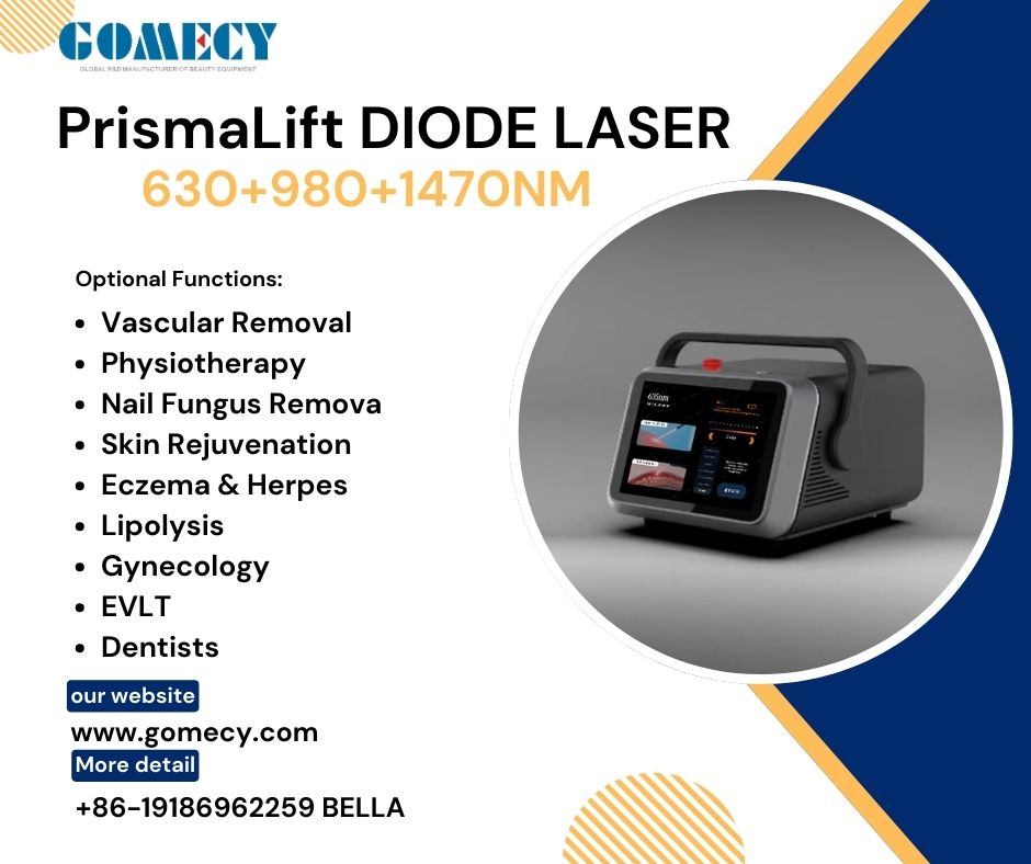 BellaGomecy's tweet image. 🔴 635nm + 980nm + 1470nm Diode Laser | Next-Gen Aesthetic &amp;amp; Medical Solution

✅ Perfect for body shaping, varicose vein treatment, skin tightening, and endolaser surgery.

📧 Contact: bella@gomecy.com

📲 WhatsApp: +86-19186962259

#LaserLipolysis #Endolaser #MedicalLaser
