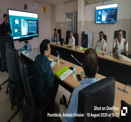 NaryalSari92559's tweet photo. #RISTraining
#Radiologists
#TBMuktBharat
A RIS training of MD Chest, Medicine and Radiologist's are being conducted at STDC Haryana from 19-20 th August 2025.@TbDivision @MoHFW_INDIA of health and family welfare@DrRaghuramRao @NhmHaryana @DiprHaryana https://t.co/G2DUJFDNcn