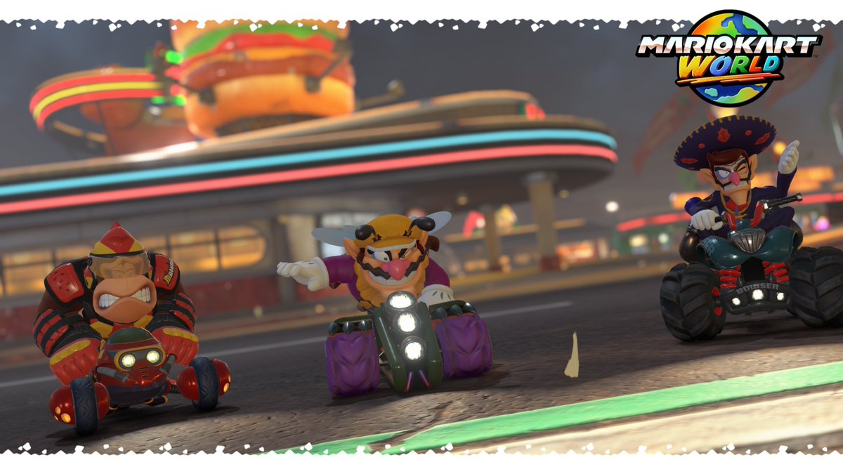 SnortleNose's tweet photo. Taking Pics of Random Combos 

(#728, #729 &amp; #730, Mariachi Waluigi, Bowser Bruiser; Wicked Wasp Wario, Rallygator; All-Terrain Donkey Kong, Lobster Roller)

Present: @starcxst, @TKDropBear1 https://t.co/A0Ugf9xVFl