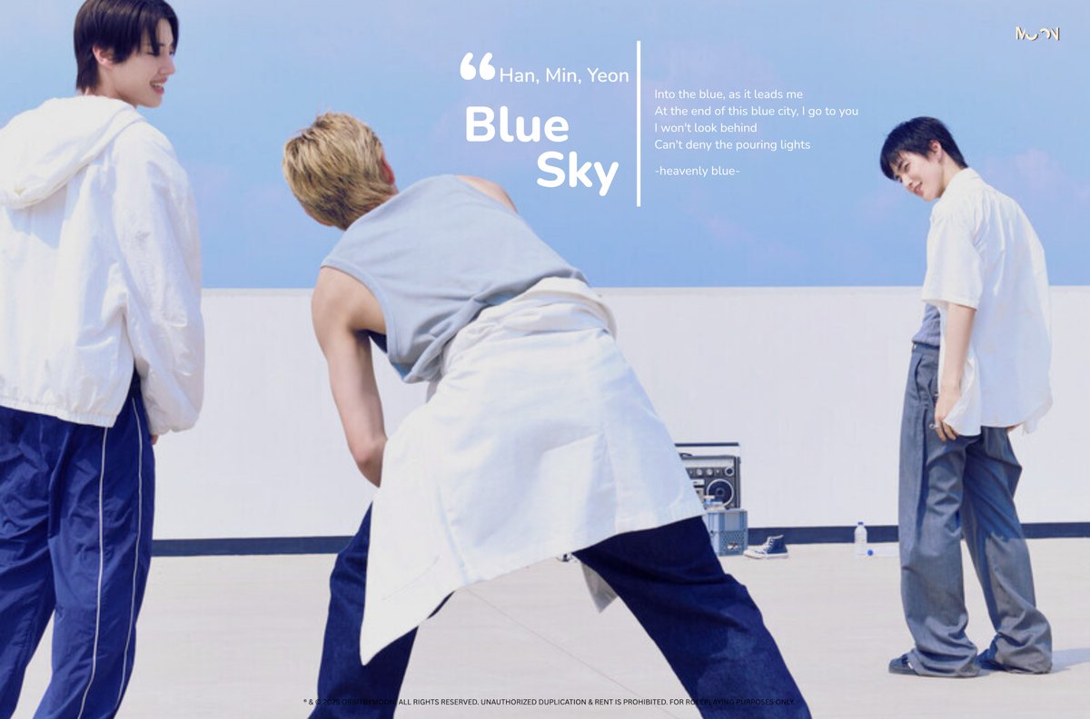 ㅤ

Your light weaves constellations in 𝗺𝘆 𝘀𝗸𝘆,
guiding me through tides I thought would 𝗱𝗿𝗼𝘄𝗻 𝗺𝗲.

𝗖𝗢𝗠𝗜𝗡𝗚 𝗦𝗢𝗢𝗡
𝗧𝗛𝗜𝗦 𝗦𝗨𝗠𝗠𝗘𝗥

#TeamMOØN
#HAN #MIN #YEON
#𝖧𝖾𝖺𝗏𝖾𝗇𝗅𝗒𝖡𝗅𝗎𝖾

ㅤ