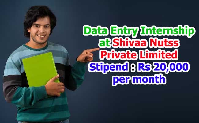 sakshibhavita's tweet image. Data Entry Internship at Shivaa Nutss Private Limited | Stipend Rs 20,000 per month
education.sakshi.com/en/internships…

#DataEntryInternship #InternshipinHyderabad #ExcelInternship #ShivaaNutssInternship #MSExcelJob #DataEntryJobs #InternshipsforWomen #EntryLevelInternship…