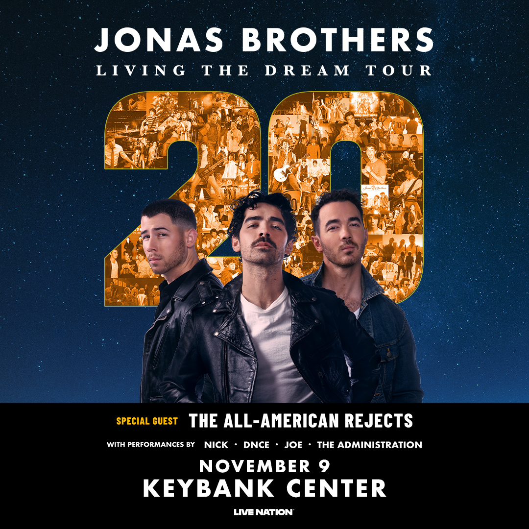 Keep listening to Janet and Nick all week long for your chance to win tickets to see The JoBros at KeyBank Center on November 9th!! Courtesy of UMG.