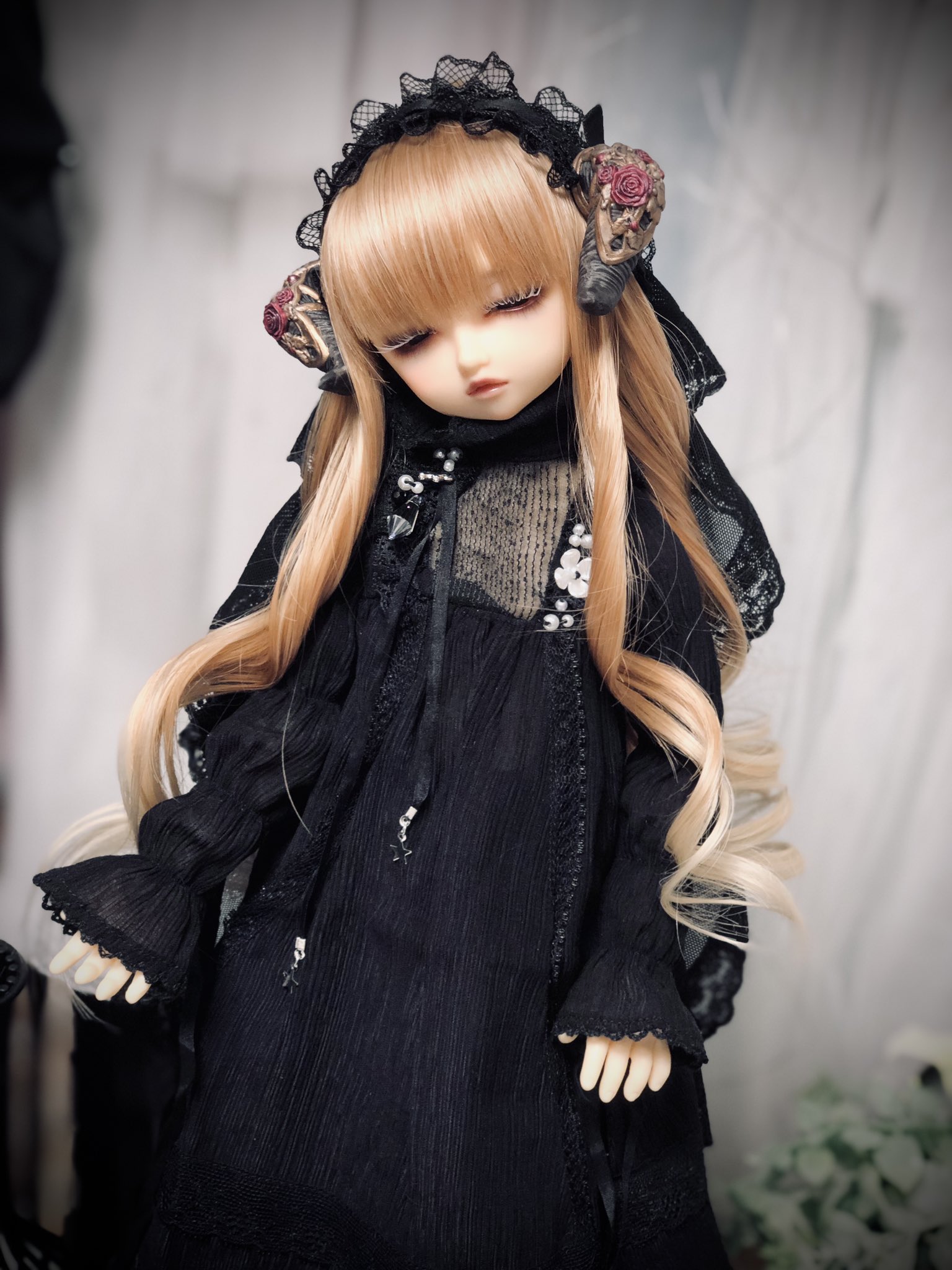 るオーダー髪飾り オーダー可能】多美咲 ユニオン UQ112B 丸型 ストーン付き 3
