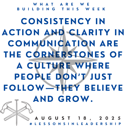 PaulCombsCFISD's tweet photo. Weekly Leadership Challenge:
This week, focus on clarity and consistency. Choose one message you want your team/class/community to truly believe in—then repeat it through your actions and words. 🚀
#LessonsInLeadership #AHHCC https://t.co/JZRR6nEai4
