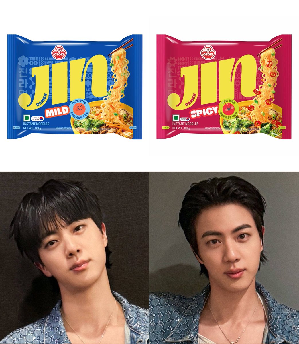 Mybelovedjinnie's tweet photo. Choose your fighter :

Jin Ramen Mild     vs      Jin Ramen Spicy https://t.co/jTC3OqlLbn