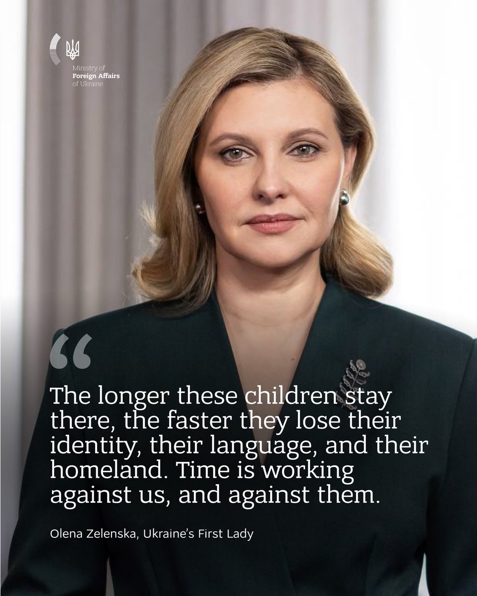 Thousands of Ukrainian children are still kept in Russia, taken from their homes and families. They are told to stop speaking their language. They are cut off from their parents and loved ones. Some are given new names, new documents, even new families.

In an interview with The