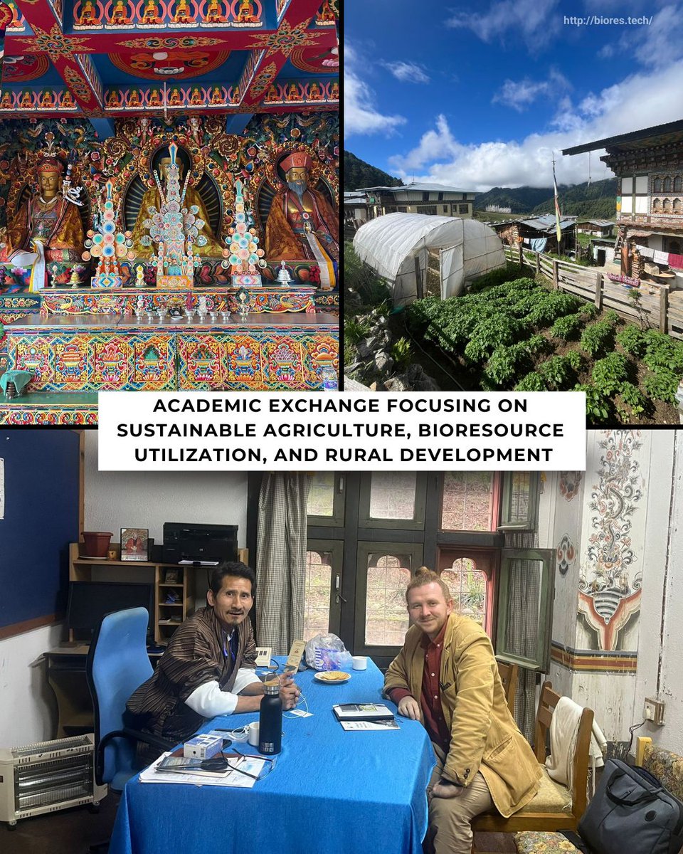 BioRes_Tech's tweet image. 🏫#BRT Director @HynekRoubik  recently visited the Royal University of #Bhutan through the Erasmus+ KA171 programme, engaging in lectures &amp;amp; discussions on #SustainableAgriculture, waste-to-energy, and #CircularEconomy in smallholder farming!
🔗 buff.ly/jEMC1J8