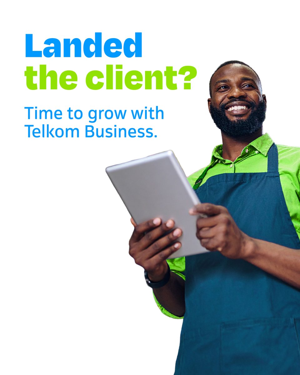 You’ve gotten your business off the ground. Now it’s time to grow smart, not just fast. With the right support, every next move can be a power move.

#TelkomIsIconic  #PossibleBeginsHere