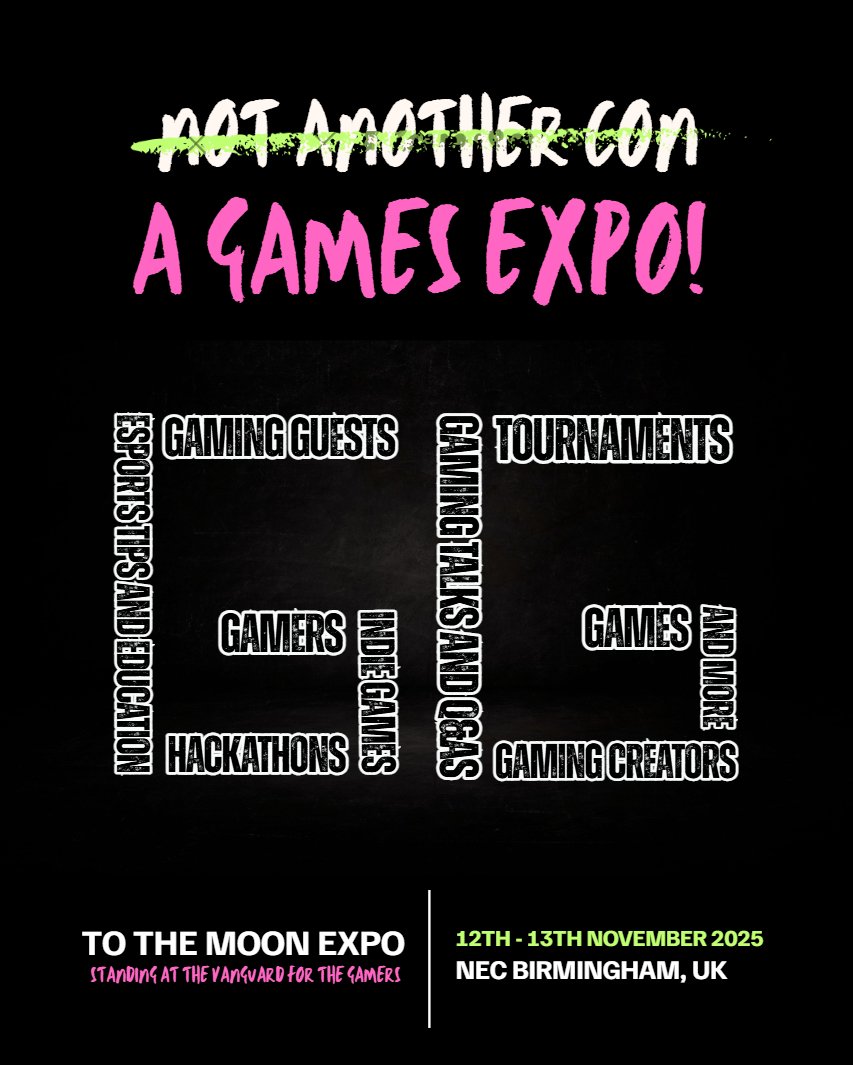 Due some recent "revivals" there seems to be a lot of demand for a PROPER GAMES EXPO in the UK... 

Me *waves* "psst, come over here, I got you buddy" 

We are ran by gamers for gamers! 💥🎮