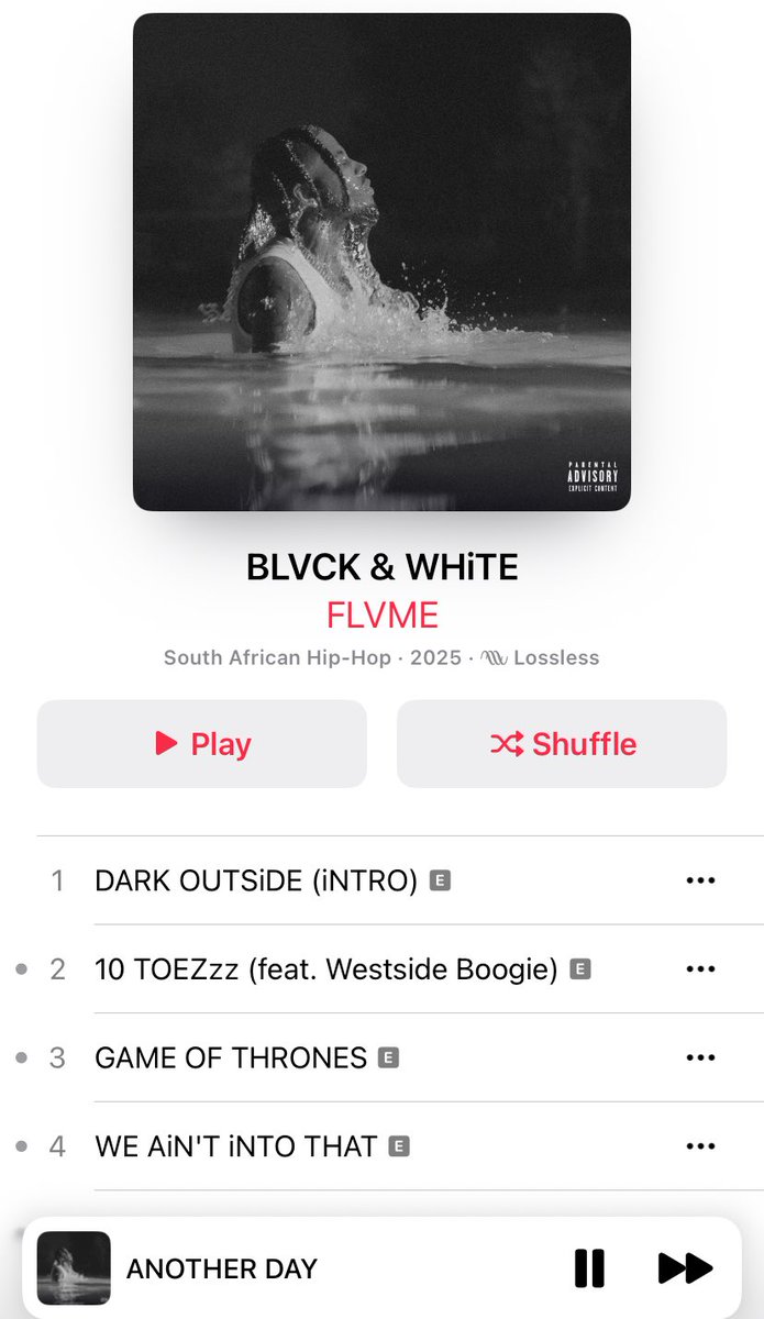 I’ve never listened to a project by Flvme and liked it immediately- they always grow on me &amp; blvck and white is no different. After a couple of listens I can say he got AOTY. Good balance between the raps and the vibes.