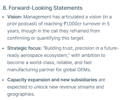 AchuthRock007's tweet image. #TecheraEngineering
#TECHERA
#SME

Techera Engineering valuations are rich currently

But in Screener Forward-Looking statements someone mentioned reaching 1000 Cr revenue in 5 years 🤑

Anyhow company refrained

It can be very big company by FY30 if they can make it happen 🔥🔥