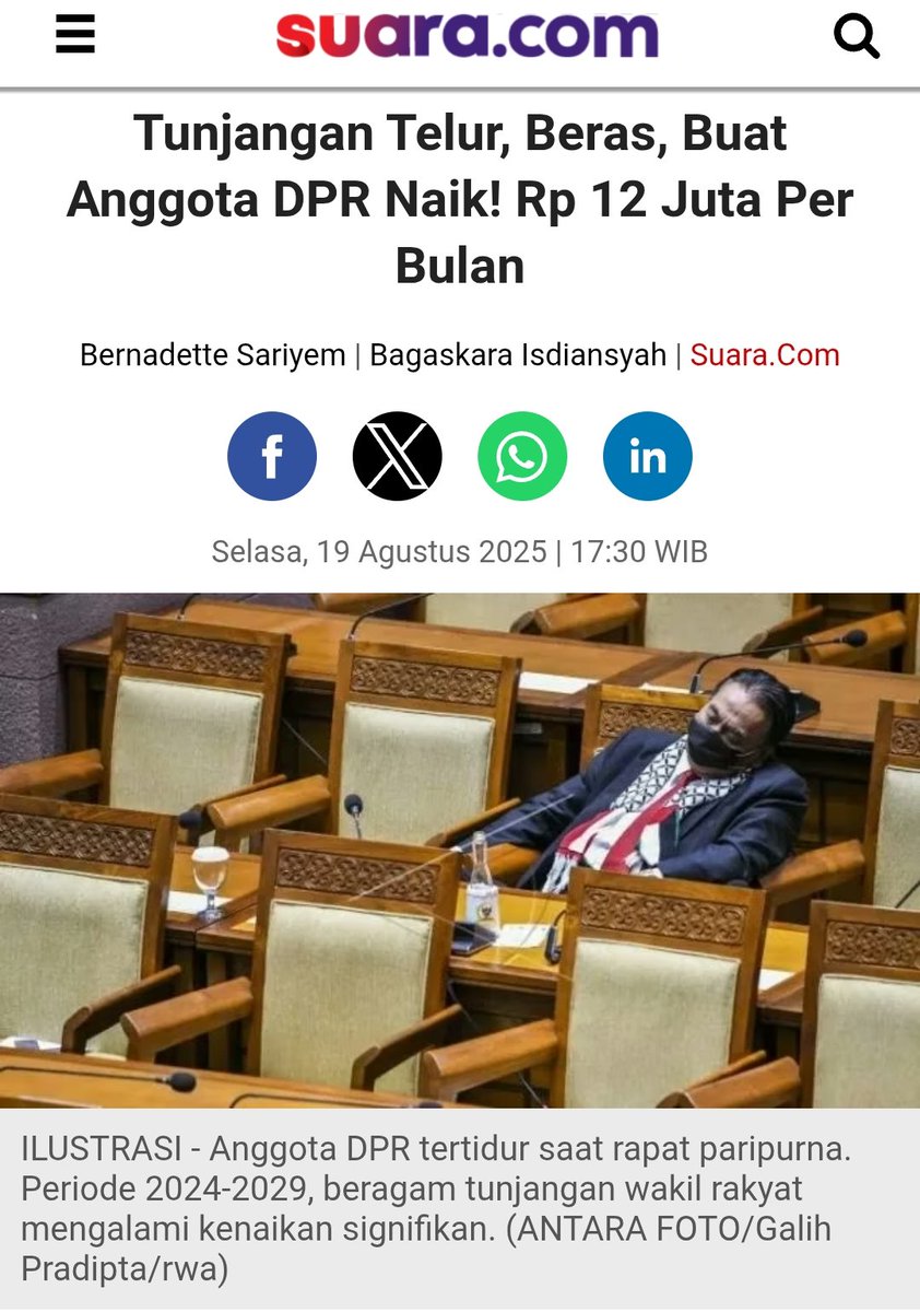 Naikkan Gaji Guru lebih penting timbang naikin jatah telor sama beras anggota DPR