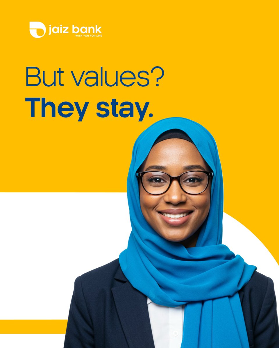 While trends shift and times change, values? They stay.

Welcome to the new Jaiz Bank 
.
.
#jaizbank