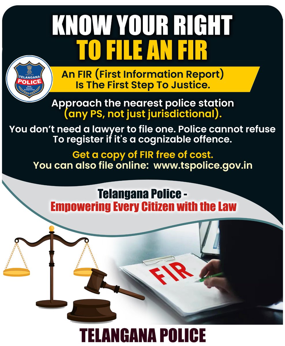 Telangana Police tweet media