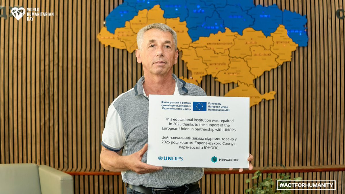 Today, on World Humanitarian Day, I pause to reflect on what this date has meant throughout my decades of service — from Bosnia to Sudan, from Sri Lanka to Syria, and now here in Ukraine.

Humanitarian action is not an abstract concept. It is about people:
🔹 Families who need