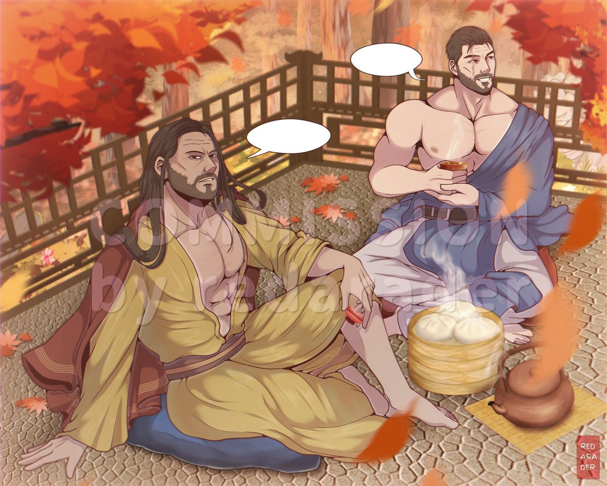 redaradraw's tweet image. Tea time in the Fire Garden.

MK11 SubKuai and ScorpHanzo comm for @/frozen_cynder_cosplay on IG.
Thank you so much for your support 💕

#SubZero #KuaiLiang #Scorpion #HanzoHasashi #MortalKombat #MK11 #redarader