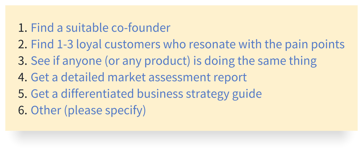 ment_wang's tweet image. Thinking about starting a business?
#StartupNotes #360Entrepreneurs #EntrepreneurialMindset
If you suddenly have a business idea, which of these would you do first from picture?
If you could only choose one, which would be your top priority?

Feel free to discuss in the comments!
