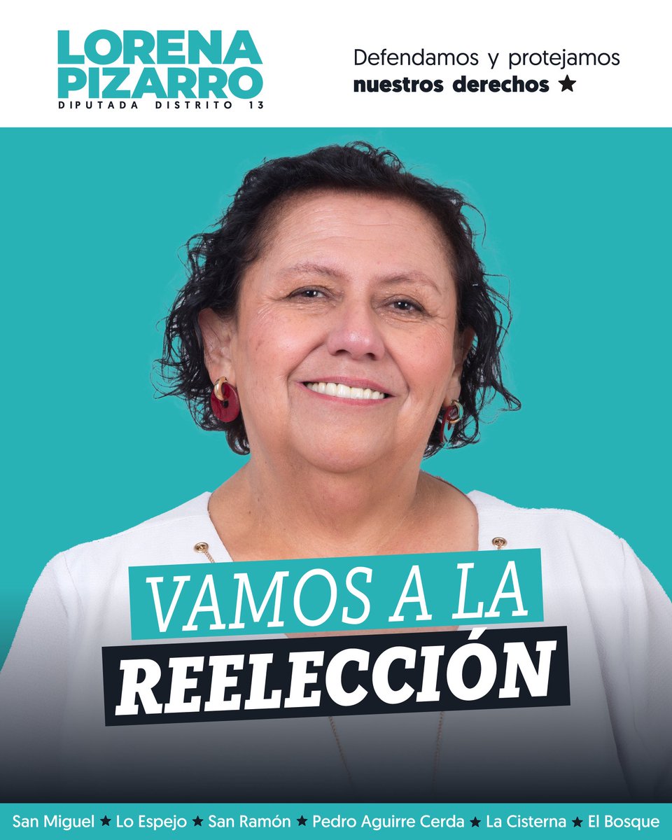 ¡VAMOS A LA REELECCIÓN!

❤️ La responsabilidad que asumo la tomo, por sobre todas las cosas, con gran sentido del deber. Seguiremos honrando la confianza del Partido, de las y los vecinos del #Distrito13 trabajando por un buen vivir para toda la comunidad.