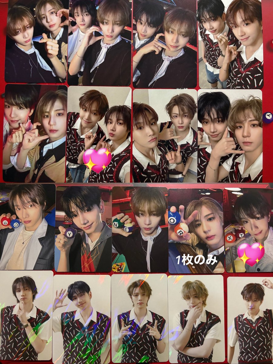 __ynjh's tweet photo. @ichimil_00 検索より失礼致します🙇🏻‍♀️
💖同士の2枚を交換していただくことは可能でしょうか？通常よりもBをお求めでしたらそちらでも交換可能です。
ご検討よろしくお願い致します！ https://t.co/GWxizRYjDR