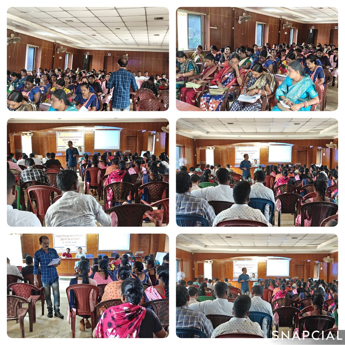 Training programme on Malnutrition Free Gram Panchayat at Jharigam Block dtd-19/08/2025