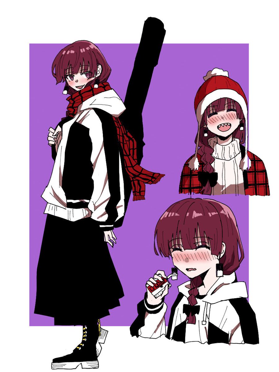 これは冬服になったきくりさん

 #廣井きくり 
 #ぼっち·ざ·ろっく 
 #ぼざろ