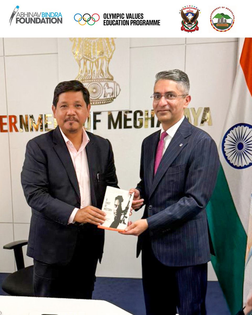 abfoundationind's tweet photo. The Abhinav Bindra Foundation Trust, in collaboration with the International Olympic Committee and the Government of Meghalaya, is proud to announce the launch of the Olympic Values Education Programme (OVEP) across government schools in Meghalaya. https://t.co/9Kth2unCP4