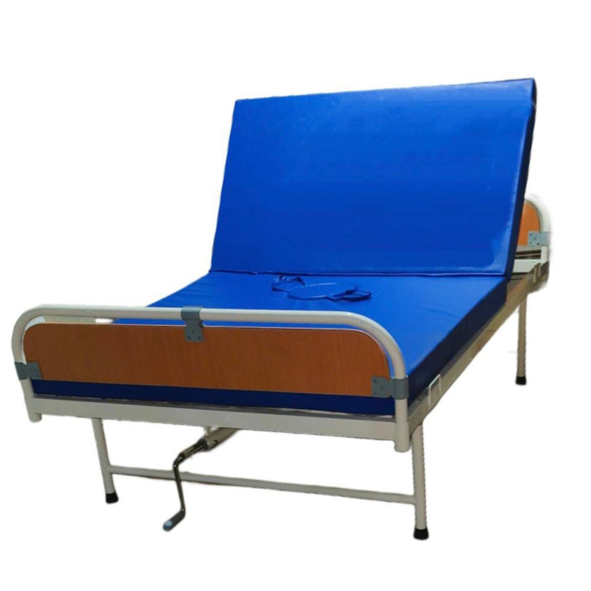 Semi Fowler Bed (Commode) – M.S Frame with Wooden Panel &amp; Mattress

 ..For more info visit...hospitalfurnitureindia.co.in/latest-update/…