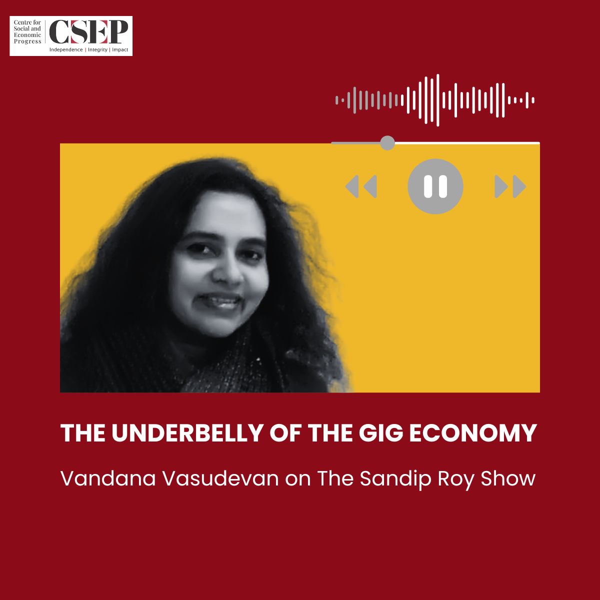 Centre for Social and Economic Progress (@csep_org) on Twitter photo From doorstep delivery to invisible labour—what’s the real story behind the gig economy? <a href="/sandipr/">Sandip Roy</a> speaks with <a href="/CSEP_Org/">Centre for Social and Economic Progress</a> Visiting Fellow <a href="/vandanawriter/">Vandana Vasudevan</a> on the hidden human stories of South Asia’s gig economy. Listen: open.spotify.com/episode/3SQNZ3…
#gigeconomy #Digital #OnlineRetail From doorstep delivery to invisible labour—what’s the real story behind the gig economy? <a href="/sandipr/">Sandip Roy</a> speaks with <a href="/CSEP_Org/">Centre for Social and Economic Progress</a> Visiting Fellow <a href="/vandanawriter/">Vandana Vasudevan</a> on the hidden human stories of South Asia’s gig economy. Listen: open.spotify.com/episode/3SQNZ3…
#gigeconomy #Digital #OnlineRetail