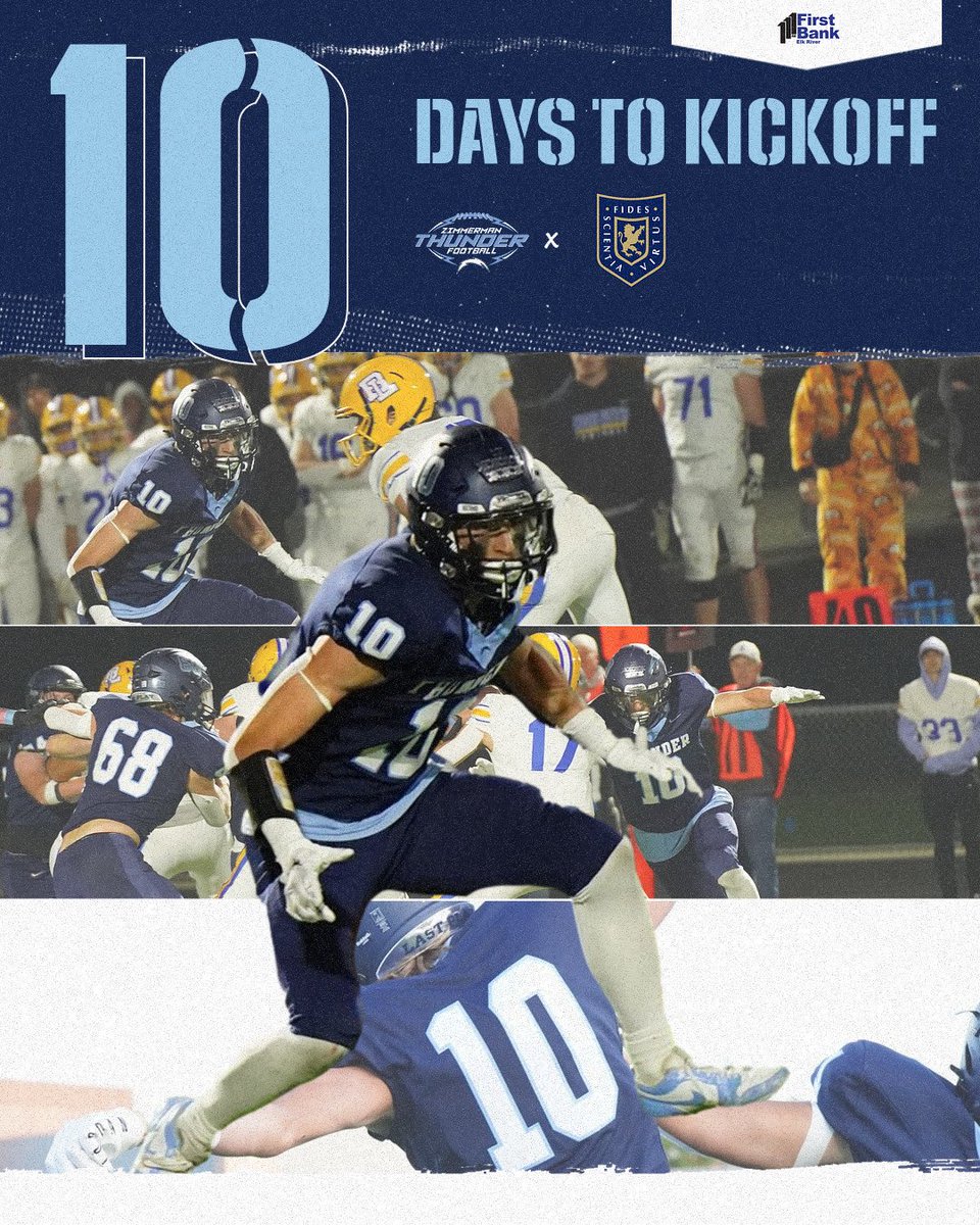 The countdown is on! 🏈 Just 10 days until we face the Providence Academy Lions!