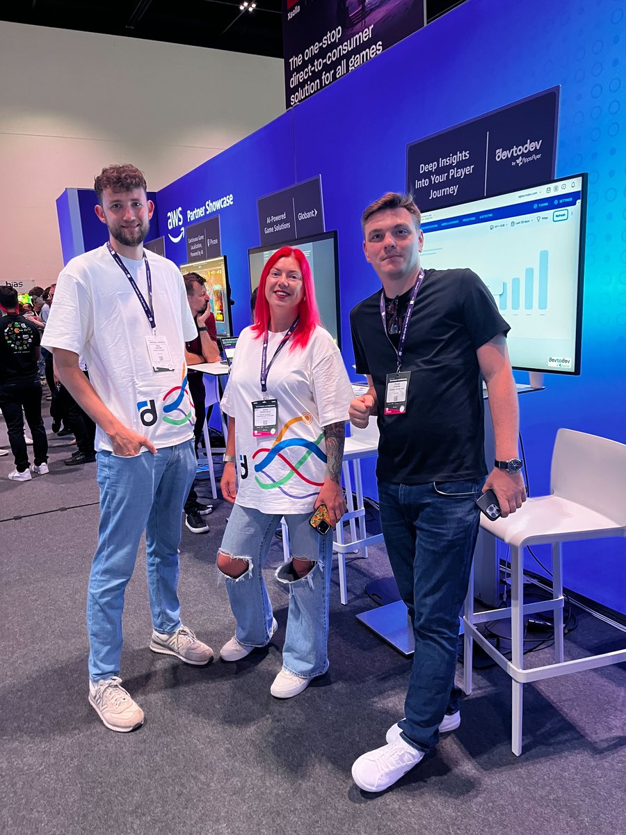 dev_to_dev's tweet image. 🎮 Day 2 at devcom 2025 is in full swing!
We’re at Booth A1 in the AWS for Games space: live demos, product analytics and great convos with game devs.
Come say hi and let’s talk growth with data! 👾
#devcom #devtodev #AWS #gamedev #gameanalytics #Cologne