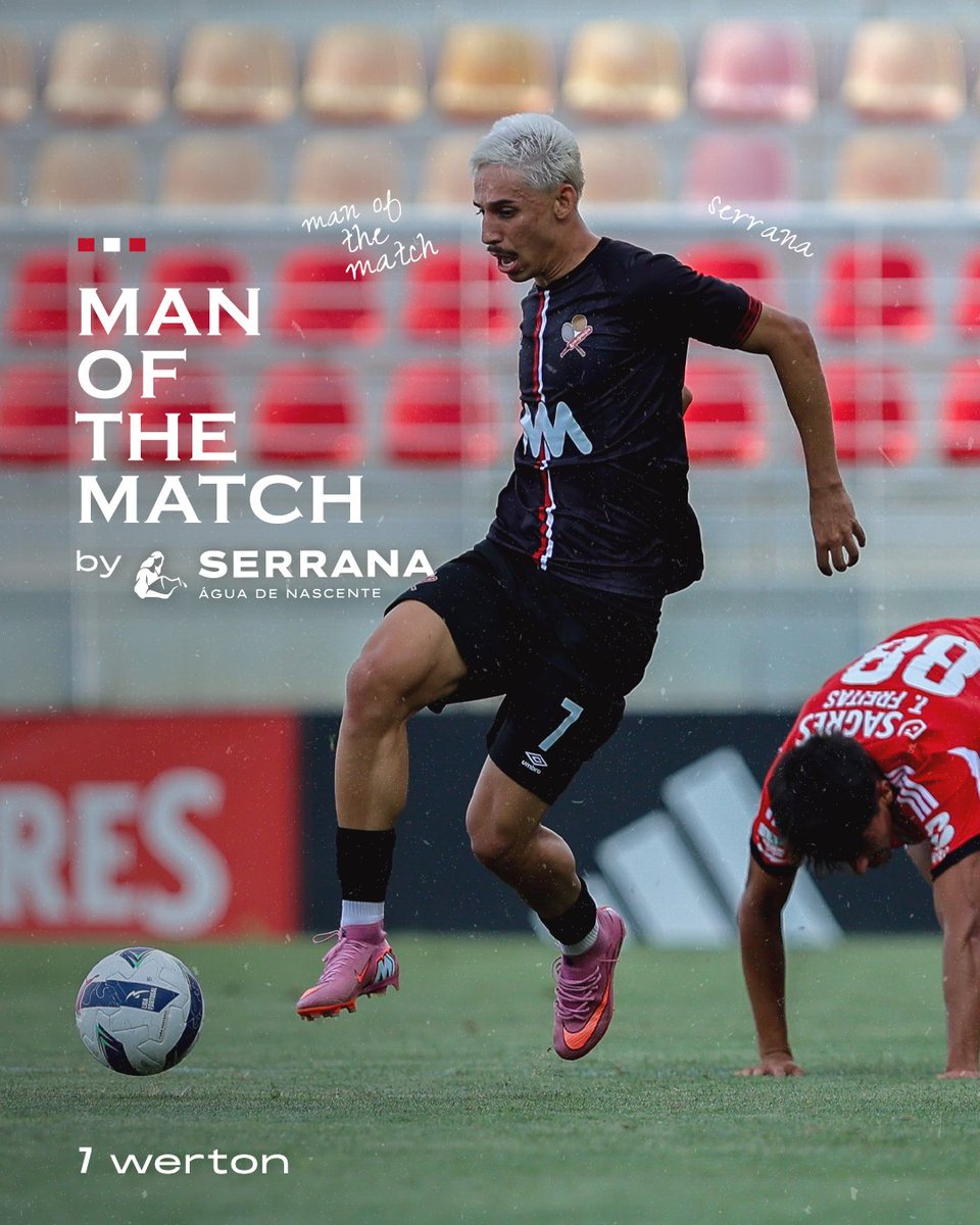 leixoessad's tweet photo. 💧🎖 Serrana #ManOfTheMatch 👉 𝗪𝗲𝗿𝘁𝗼𝗻

Letal a finalizar, exibiu a qualidade que se lhe reconhece em todos os momentos do jogo. 🤩🦾

#ArmadaDoMar • #SLBBxLSC • #LigaPortugalMeuSuper • #ÁguaSerrana https://t.co/9FxQaKPDWP