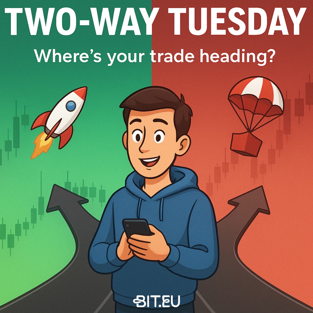 BitEuOfficial's tweet image. Two sides, one choice — trade your way this Tuesday. 📉📈

#Crypto #CryptoTrading #CryptoWeek #CryptoCommunity #bitcoin #BTC #marketdip #futurestrading #sharkfin #investing #buybacks #Discounts #EveningVibes