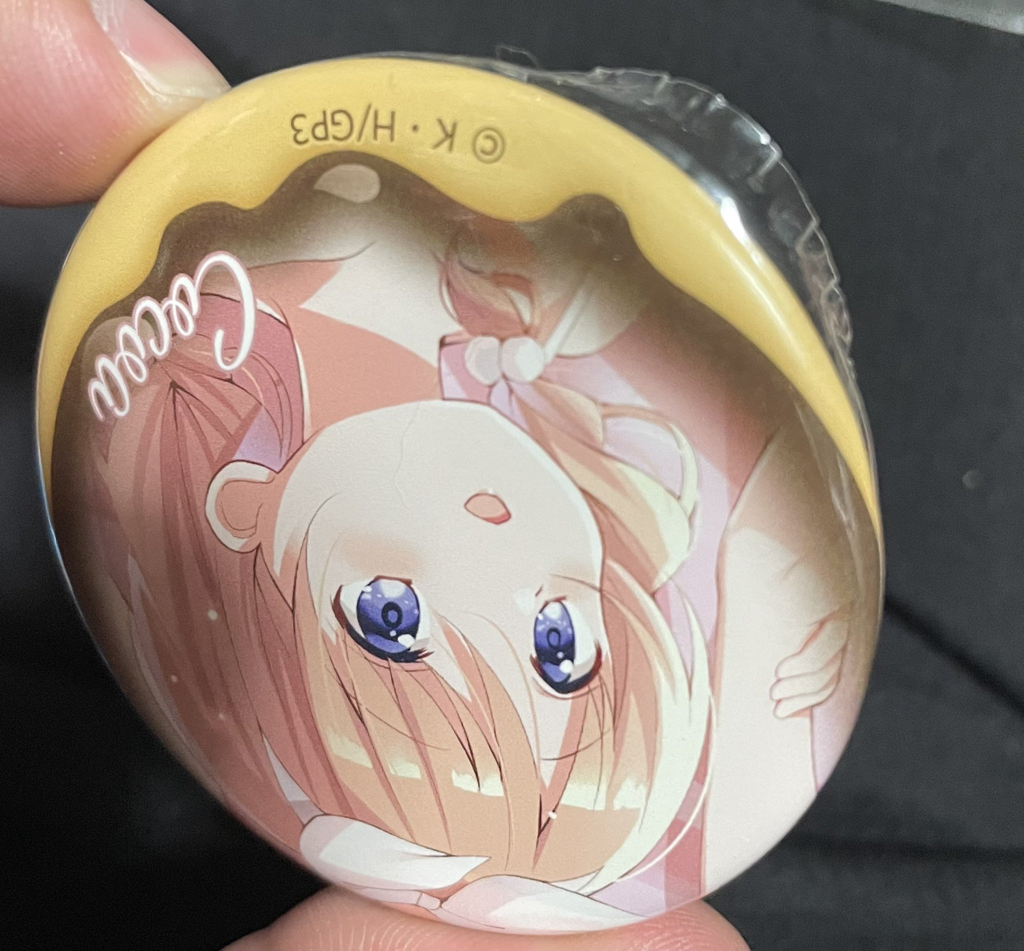 ごちうさ　Anisugar あにしゅが　チノ　缶バッジ　コーヒーゼリー　プリン ごちうさ Anisugar あにしゅが プリン 缶バッジ チノ - メルカリ