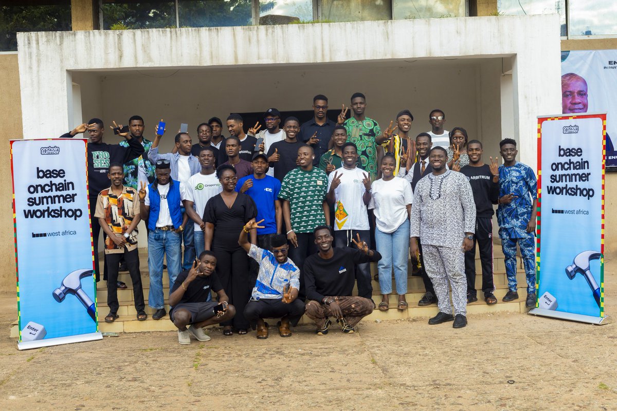 I won't lie to you all, <a href="/BasedWestAfrica/">Based West-Africa</a> onchain summer workshop was phenomenal. The wealth of experience shared by my follow <a href="/base/">Base</a> builders are Lit.

I was given opportunity to present and pitch what am still building at <a href="/Cropcrypt_hq/">Cropcrypt</a>, glad to hear their feedback towards my App.