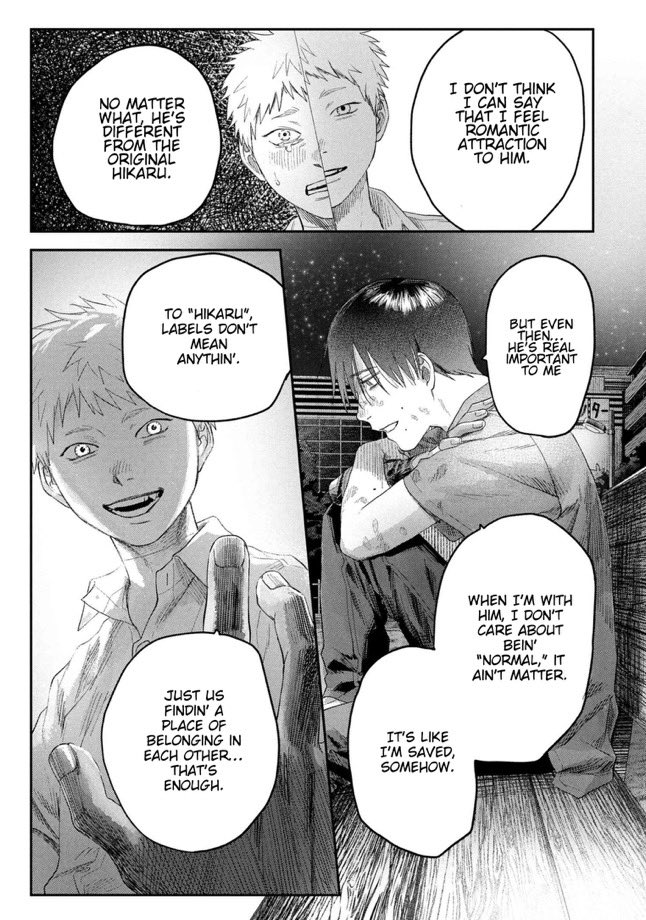 #tshd38.3 Spoilers 

Apparently, this is the more accurate version of the manga panel! It's slightly different from the one I had previously got access to! Anyway, I thought I would share the more accurate translation of the manga panel!