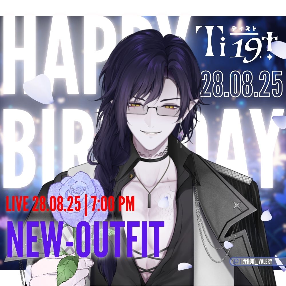 Ti19t Project (@ti19tproject) on Twitter photo 🎊 ถึงเวลาแล้ว สำหรับงูลอกคาบ ! 🐍 (ฝ่อ)
วันเกิดปีนี้ของ <a href="/Valery3nake/">Valery 🐍🖋 【Ti19t】</a> ปีนี้ ไม่ได้มีแค่ Live ฉลองเพียงเท่านั้น แต่ยังมาพร้อมกับชุดใหม่สดใสสมเมืองไทยในหน้าร้อน
💌 ร่วมส่งคำได้ที่ #HBD_Valery
🔴 Live 28.08.25 | 07:00 PM
youtube.com/@Valery3nake
ทาง Ti19t ขอให้วาลสุขภาพแข็งแรง 🎊 ถึงเวลาแล้ว สำหรับงูลอกคาบ ! 🐍 (ฝ่อ)
วันเกิดปีนี้ของ <a href="/Valery3nake/">Valery 🐍🖋 【Ti19t】</a> ปีนี้ ไม่ได้มีแค่ Live ฉลองเพียงเท่านั้น แต่ยังมาพร้อมกับชุดใหม่สดใสสมเมืองไทยในหน้าร้อน
💌 ร่วมส่งคำได้ที่ #HBD_Valery
🔴 Live 28.08.25 | 07:00 PM
youtube.com/@Valery3nake
ทาง Ti19t ขอให้วาลสุขภาพแข็งแรง