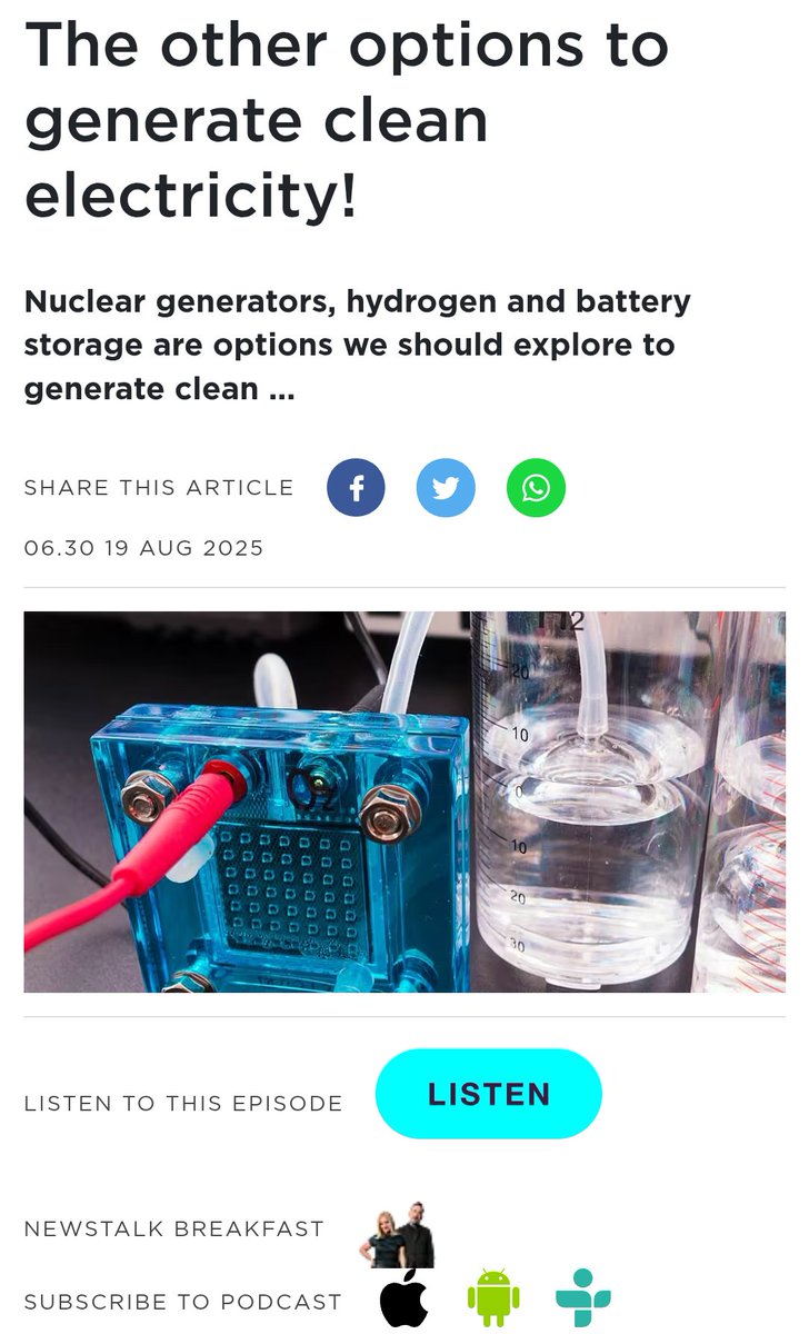 18for0 (@18for0) on Twitter photo John Fitzgerald follows up on his article with a <a href="/NTBreakfast/">Newstalk Breakfast</a> interview. He mentions conventional 1GW reactors are too large for Ireland but is this the case?
Take Finland for example, a similar population with 35% nuclear from 5 ~1GW reactors and with much cheaper electricity. John Fitzgerald follows up on his article with a <a href="/NTBreakfast/">Newstalk Breakfast</a> interview. He mentions conventional 1GW reactors are too large for Ireland but is this the case?
Take Finland for example, a similar population with 35% nuclear from 5 ~1GW reactors and with much cheaper electricity.