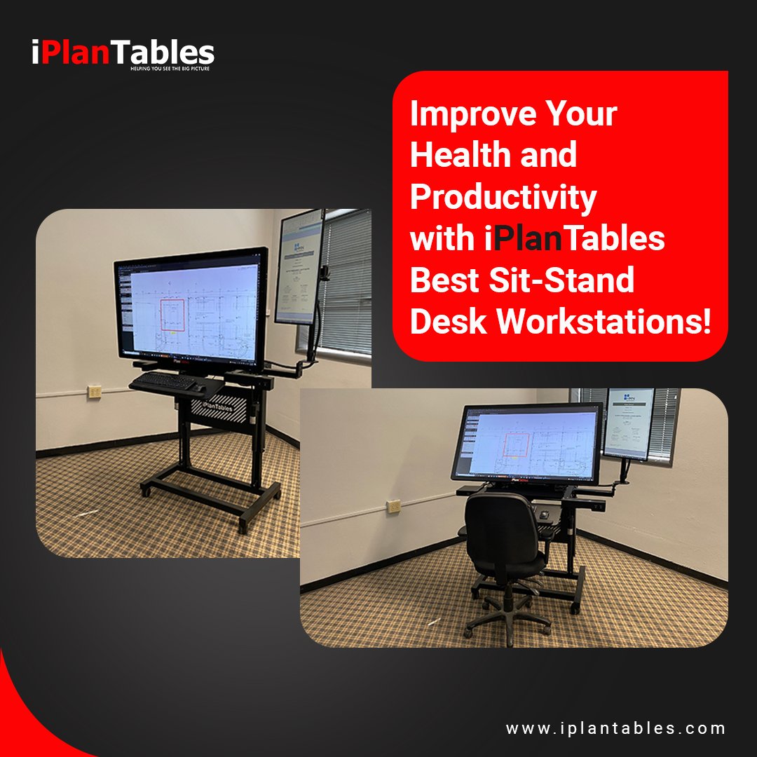 iPlanTables sit-stand desks allow you to easily switch between sitting and standing positions while working at your computer, which can help improve your health and productivity.

hubs.li/Q03Bh4fn0

#iplantables #touchscreenmonitor #USA #BlueBeam #Procore #multitouchscreen