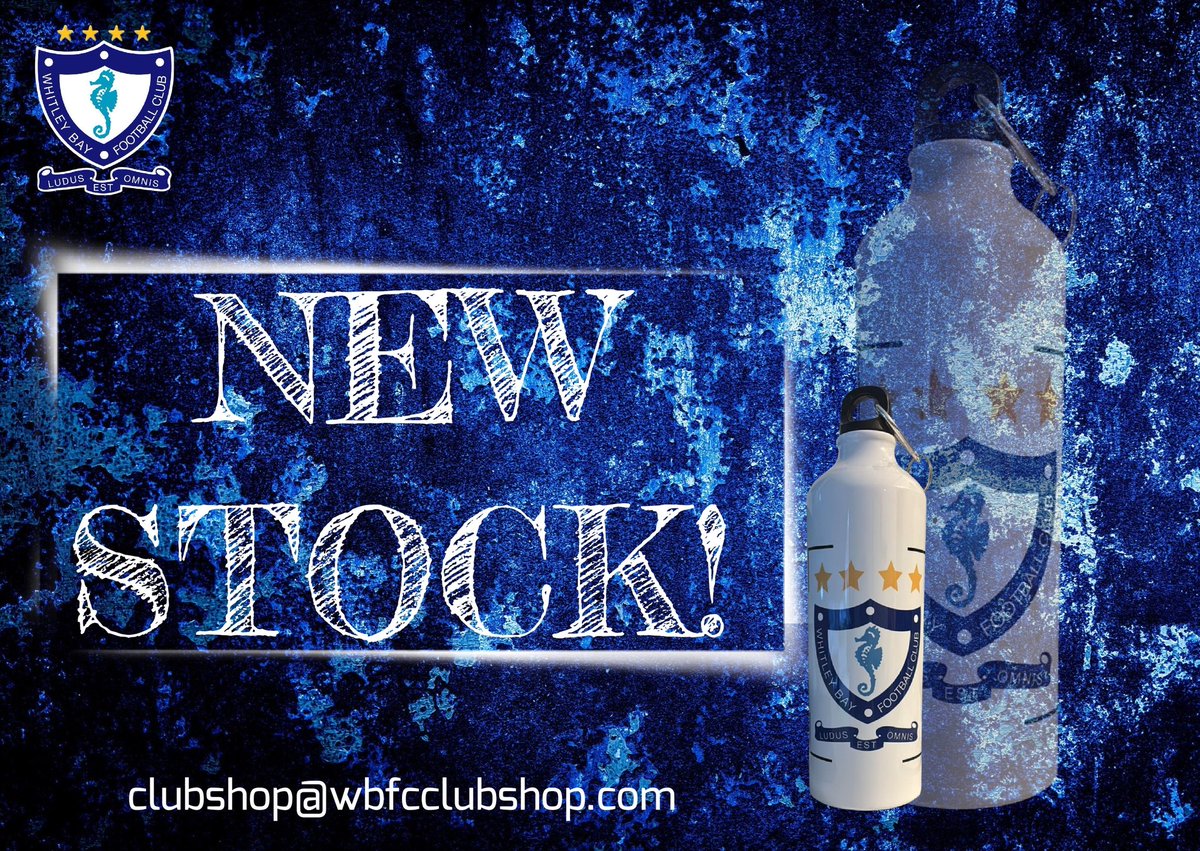 Whitley Bay FC (@whitleybayfc) on Twitter photo πππ¨π π¦ππ’π£ | Some more new stock at our club shop. WBFC water bottles now in!
Grab yours for Β£13
Pop in to see Danielle, during our next home game and have a browse.
Email - clubshop@wbfcclubshop.com for more info πππ¨π π¦ππ’π£ | Some more new stock at our club shop. WBFC water bottles now in!
Grab yours for Β£13
Pop in to see Danielle, during our next home game and have a browse.
Email - clubshop@wbfcclubshop.com for more info