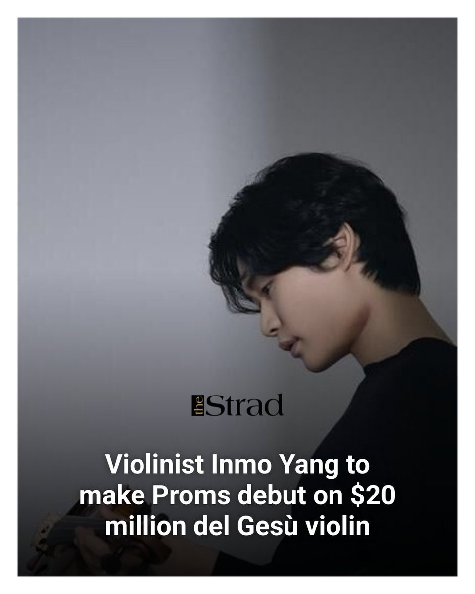 Inmo Yang and the 1743 'Carrodus' Guarneri del Gesù violin will perform at the <a href="/bbcproms/">BBC Proms</a> for the first time on 28 August 🎻 thestrad.com/news/violinist…