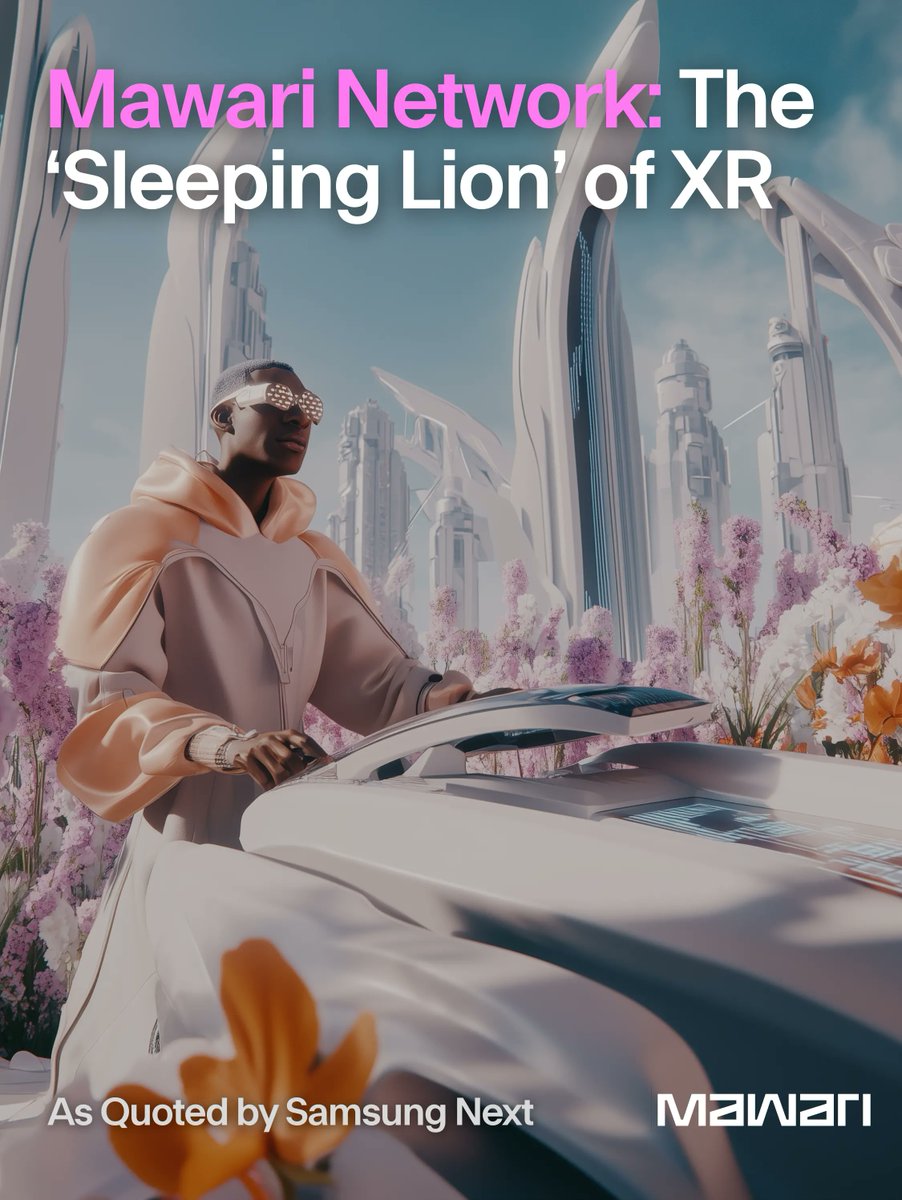 Mawari (@mawarixr) on Twitter photo Global leaders trust Mawari to solve XR's toughest challenges.
That’s why Samsung NEXT chose to back us, recognizing Mawari as the “sleeping lion” of spatial computing.
Read <a href="/SamsungNext/">Samsung Next</a>'s full investment thesis 🔽 Global leaders trust Mawari to solve XR's toughest challenges.
That’s why Samsung NEXT chose to back us, recognizing Mawari as the “sleeping lion” of spatial computing.
Read <a href="/SamsungNext/">Samsung Next</a>'s full investment thesis 🔽