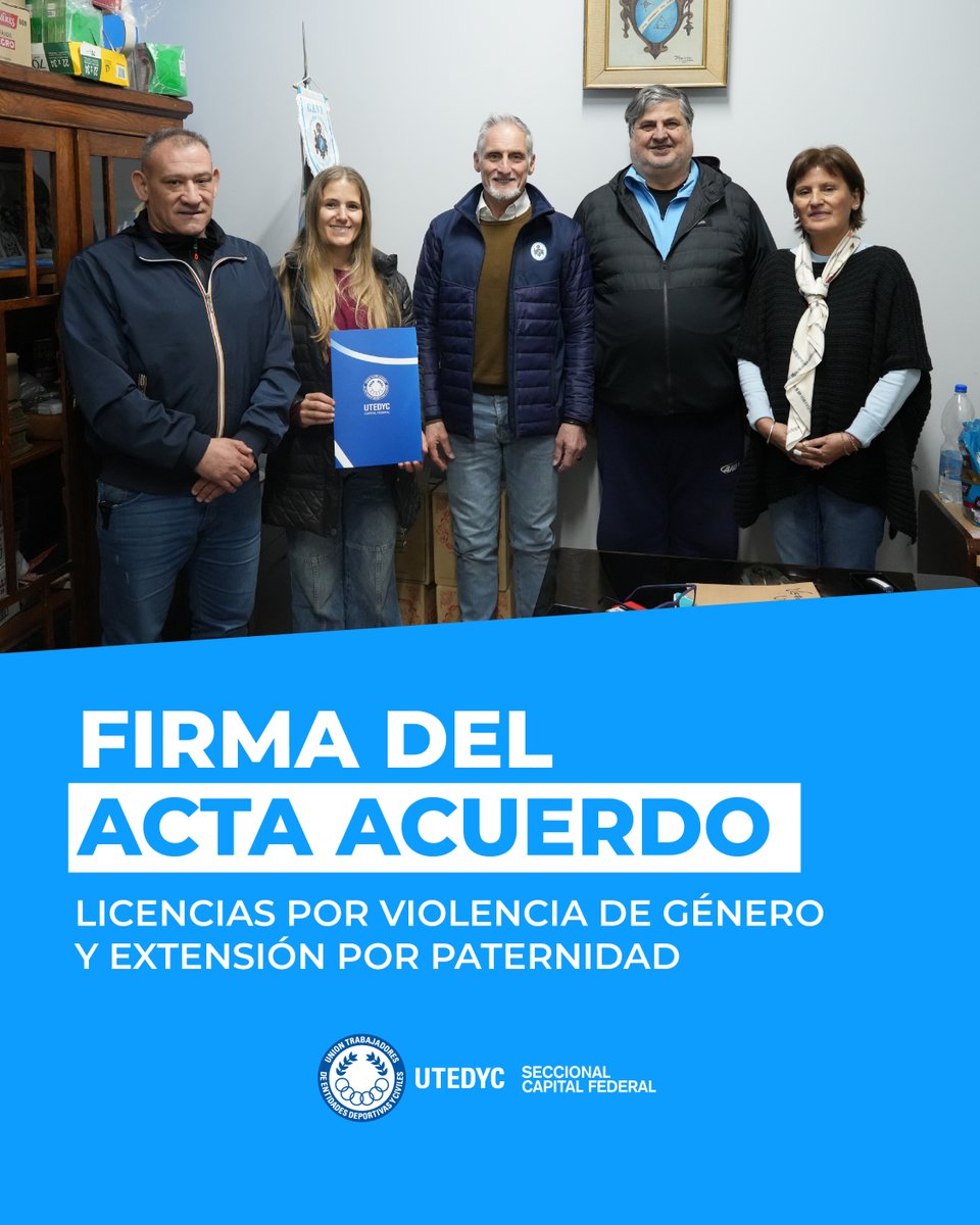 ¡Más derechos para las trabajadoras y trabajadores! 💪

✍️ Firmamos un acta acuerdo de Licencias Extraordinarias por Violencia de Género y Extensión por Paternidad con el <a href="/ClubGevp/">CLUB GEVP</a>.