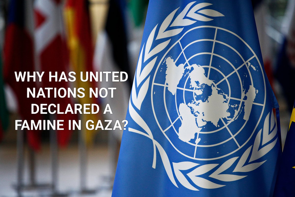 AyeshaA_Q's tweet photo. 🚨Why hasn’t the UN officially declared famine in Gaza yet?
The hypocrisy, and the emptiness of human rights slogans have reached the peak.🧵

Western slogans like Freedom, Liberty, Freedom of Press, Human Rights — all these lofty idols have drowned in the blood of Gaza.
#UN @UN https://t.co/JlGEHbCcjl