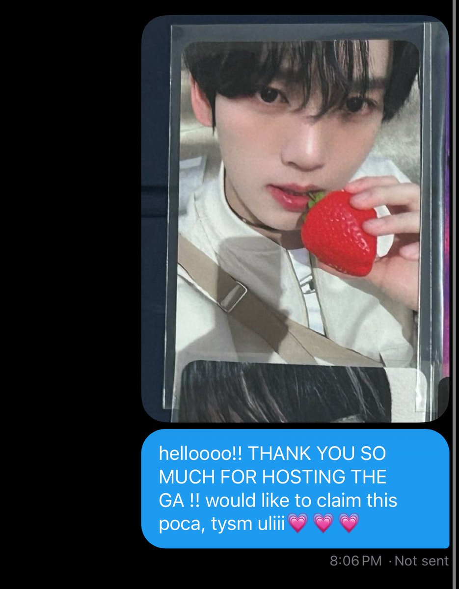 seulizone's tweet photo. @yujeanprio di po ako makapag send ng dm T-T https://t.co/g2BiEQhaHF