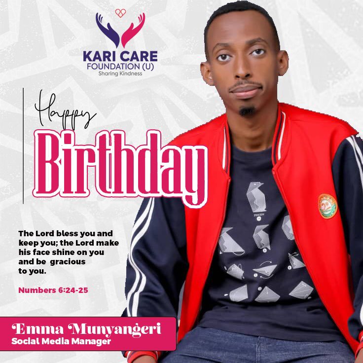 Happiest birthday blessings to our social media manager..
We celebrate you for the great pillar you’re to us  ..
We wish you more years more blessings..