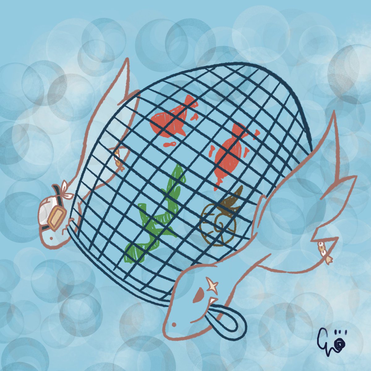 こんこん@絵描きアカウント tweet media