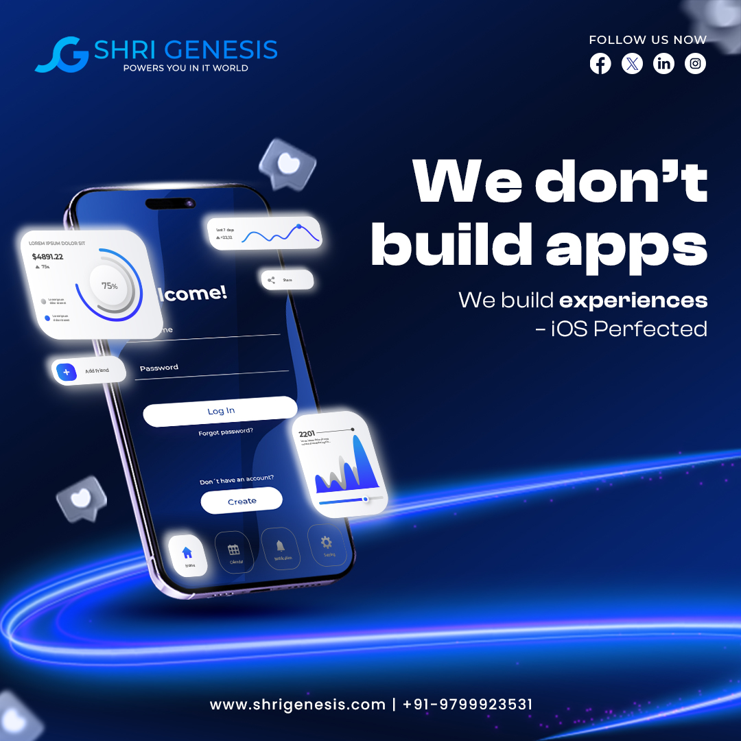 shrigenesis's tweet photo. 🚀 We don’t just build apps—we craft flawless iOS experiences.
✨ From idea to App Store launch, every detail is pure Apple excellence.
📞 +91 97999 23531
🌐 https://t.co/ZGvbkHC0BU

#Shrigenesis #iOSDevelopment #AppExperts #UXDesign #AppStoreReady https://t.co/NBO4HBK8GK